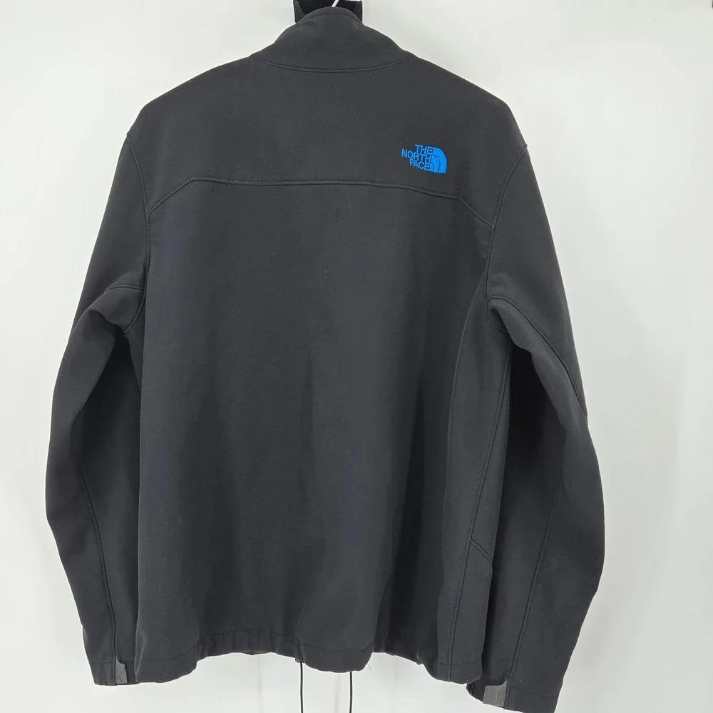 The North Face Apex‎ Bionic Softshell Jacket Black Blue Mens Medium Gorpcore Y2K